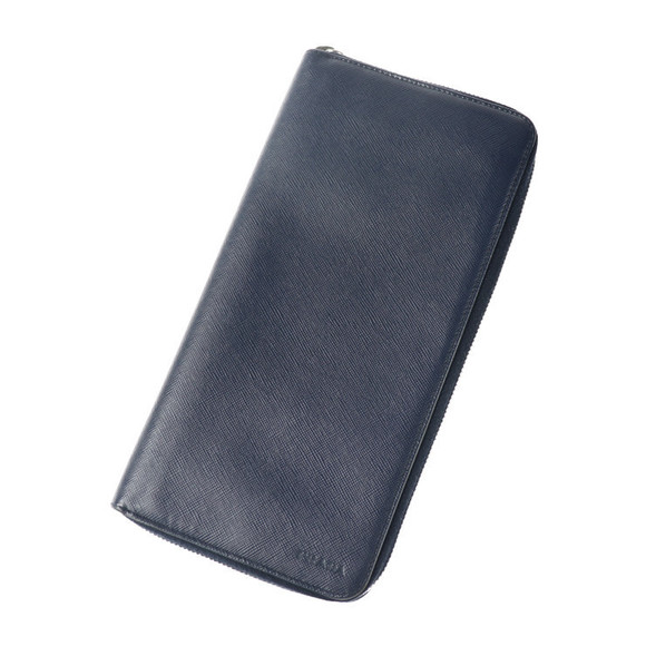 Prada Navy Wallet Saffiano - Picture 1 of 9